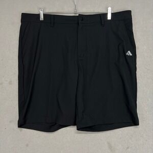 Adidas Ultimate365 Mens Golf Shorts Black Size 38 Three Stripe Athletic Stretch